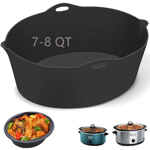 Reusable Silicone Slow Cooker Liners for 7-8 QT A639