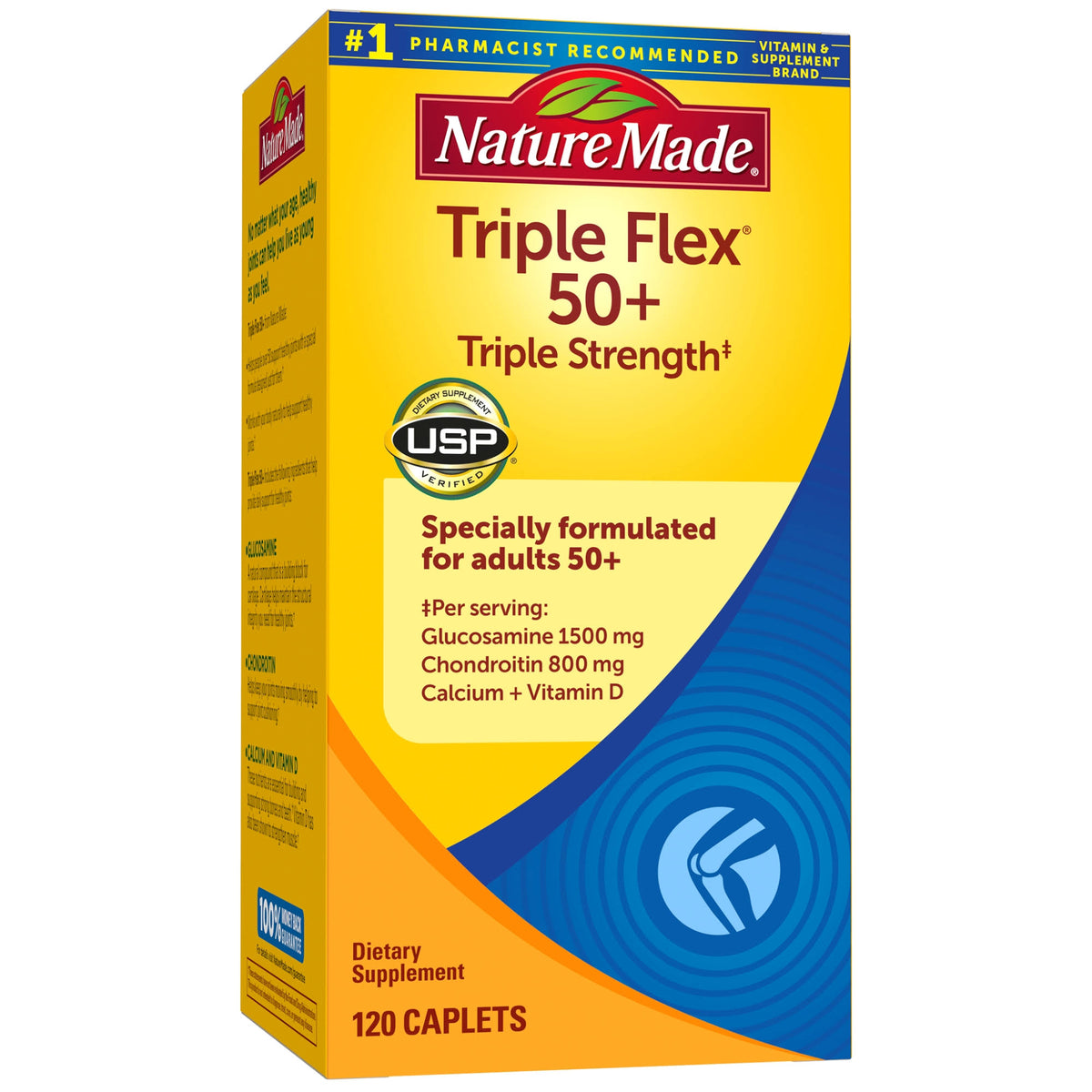 Triple Strength Caplets 120 Ct D91292