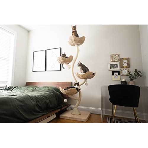 White Cat Tree N4097