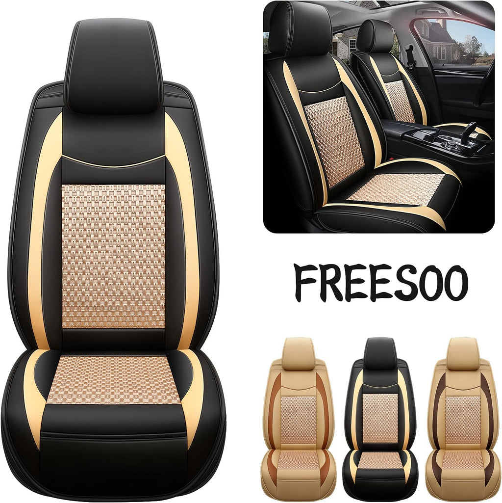 Faux Leather Car Seat Cover Front Only F75723