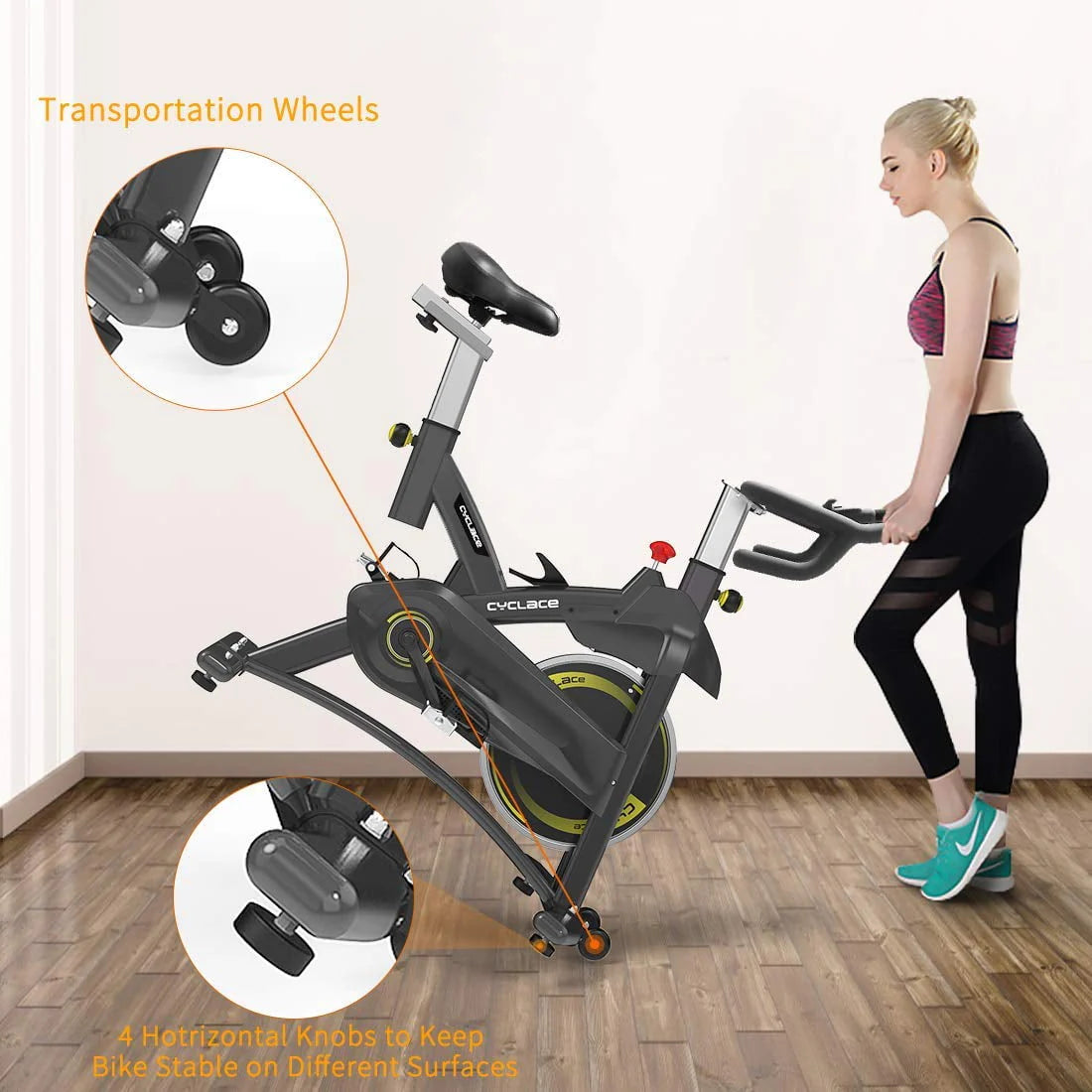 Magnetic Exercise Bike Indoor Cycling Bike Stationary Bike With Tablet Holder U6656