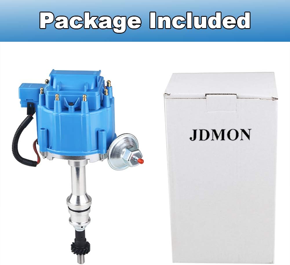 Complete Ignition Distributor 65k Coil 7500RPM Blue Cap Pack of 2 L120