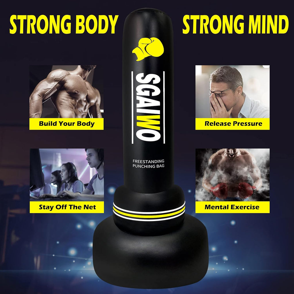 69" Freestanding Heavy Punching Bag Y926