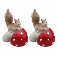 2 Squirrel Ornaments E330153