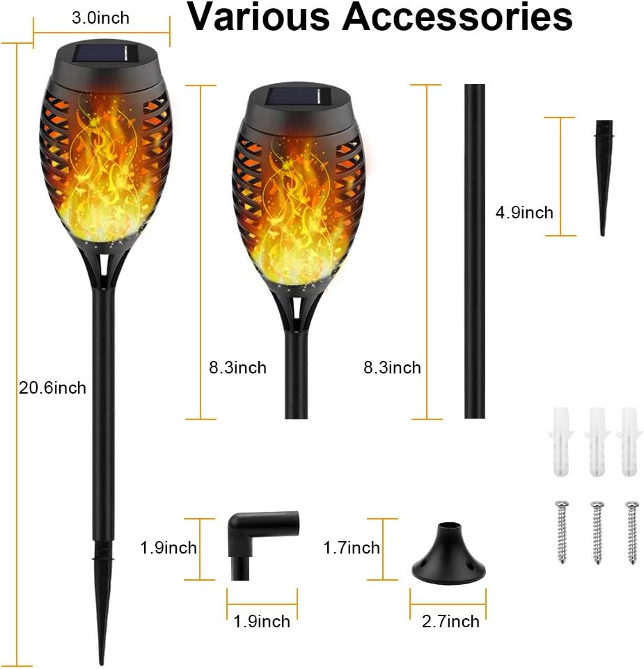 10 Pack Waterproof Solar Outdoor Lights U617306