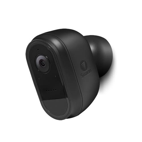 Indoor/Outdoor 1080p Wi-Fi Wire-Free Surveillance Camera 2-Pack Black Y156563