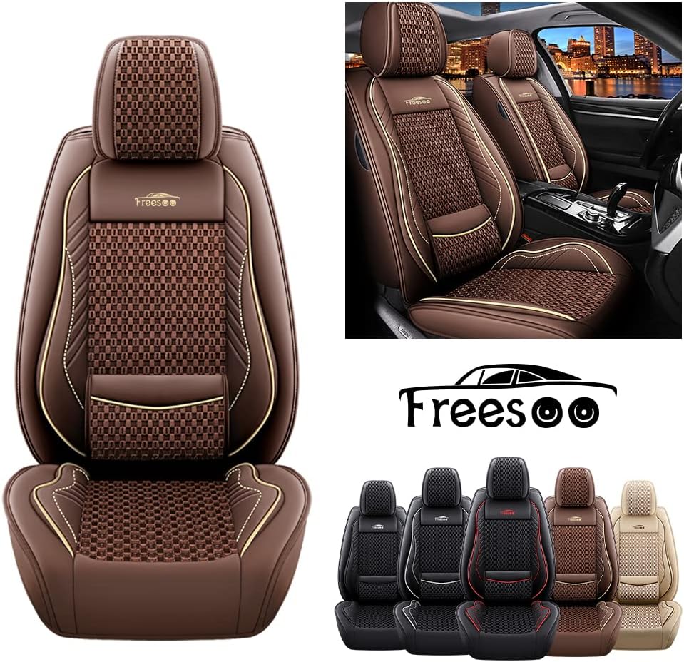 Faux Leather Car Seat Cover Front Only F75723