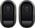 Indoor/Outdoor 1080p Wi-Fi Wire-Free Surveillance Camera 2-Pack Black Y156563
