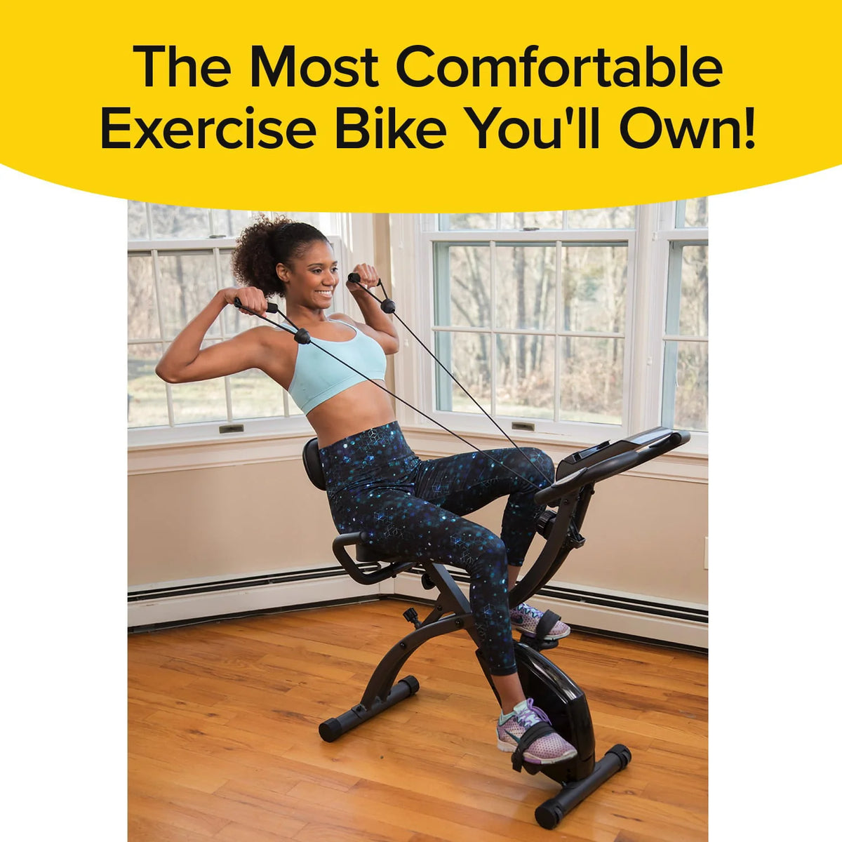 Folding Indoor Exercise Bike U65107