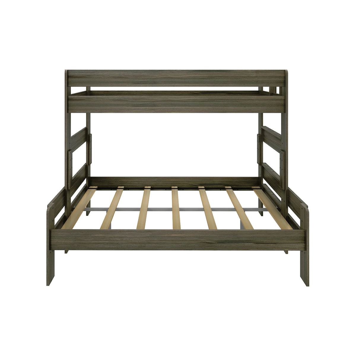 Barnwood Brown Twin XL Over Queen Platform Bunk Bed C12736