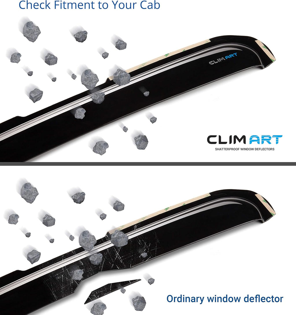 Dark Smoke Window Deflectors 4 pcs X430
