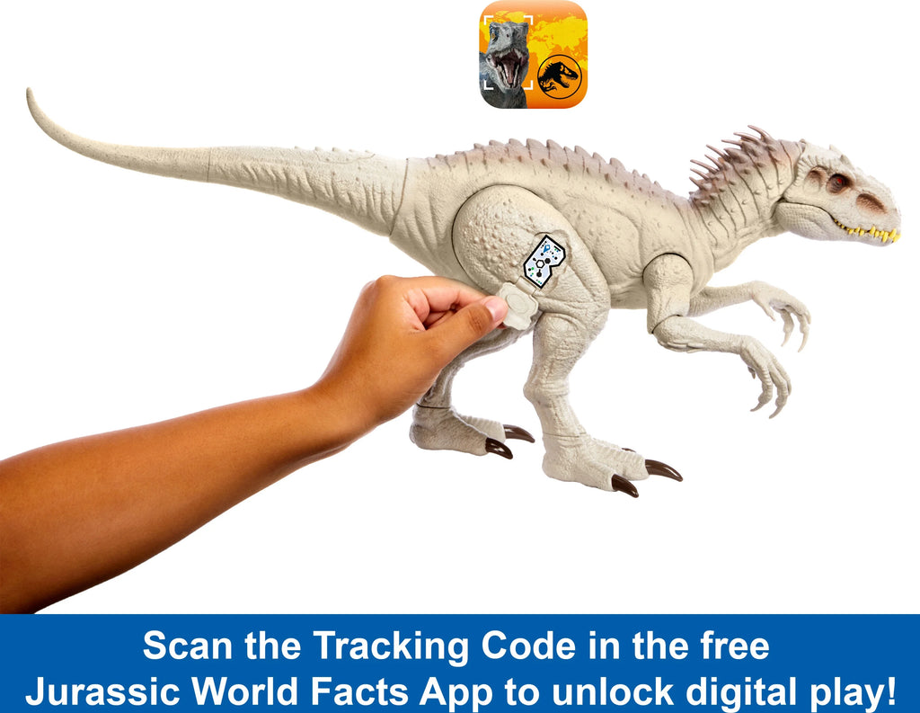 Camouflage Indominus Rex Dinosaur Action Figure with Lights, Sound & Motion E945119