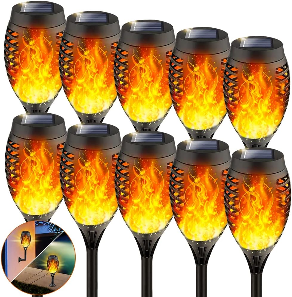 10 Pack Waterproof Solar Outdoor Lights U617306