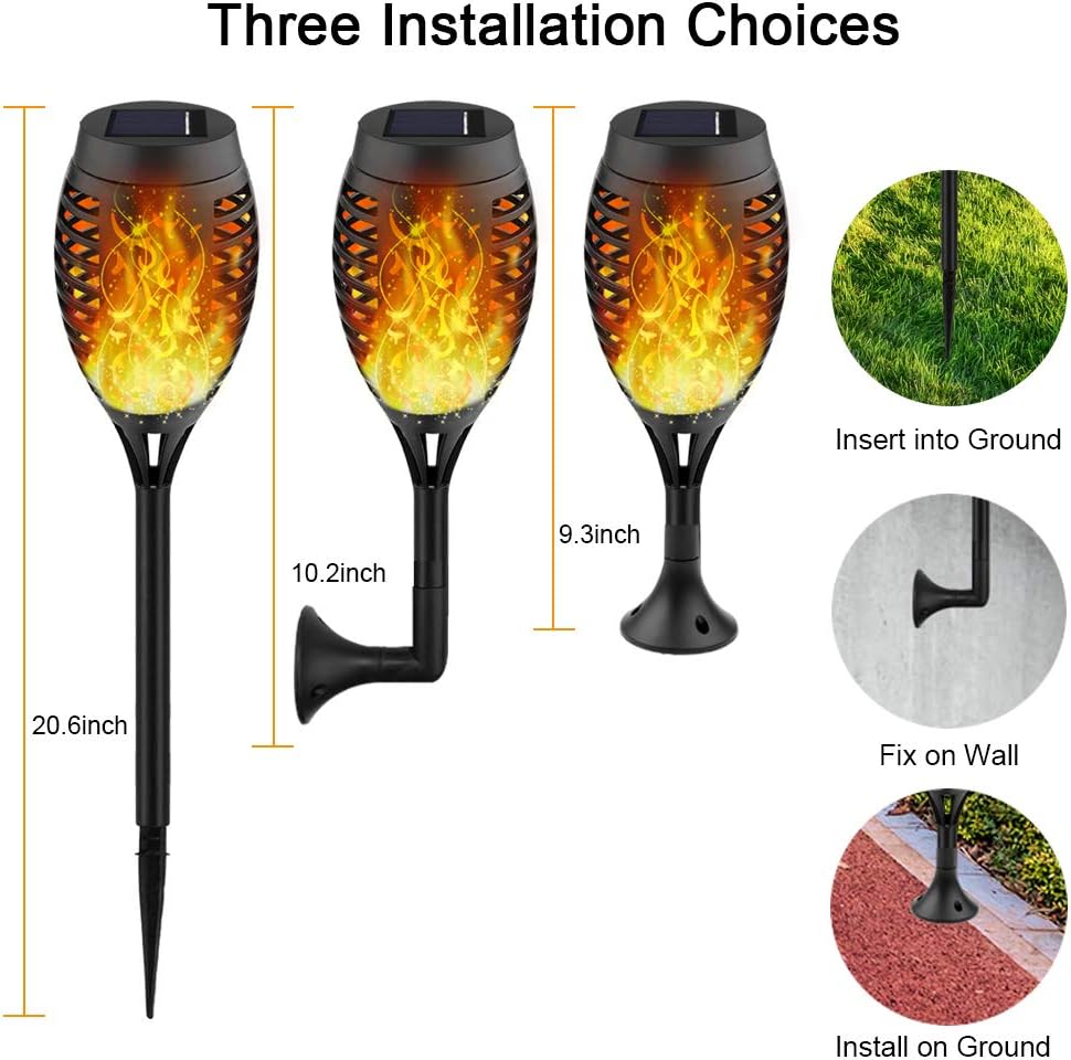 10 Pack Waterproof Solar Outdoor Lights U617306