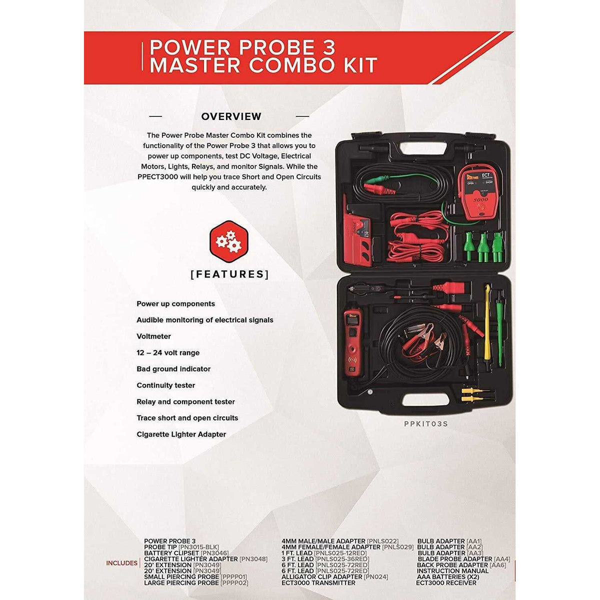 Power Probe 3 Master Kit with Ect3000 P779
