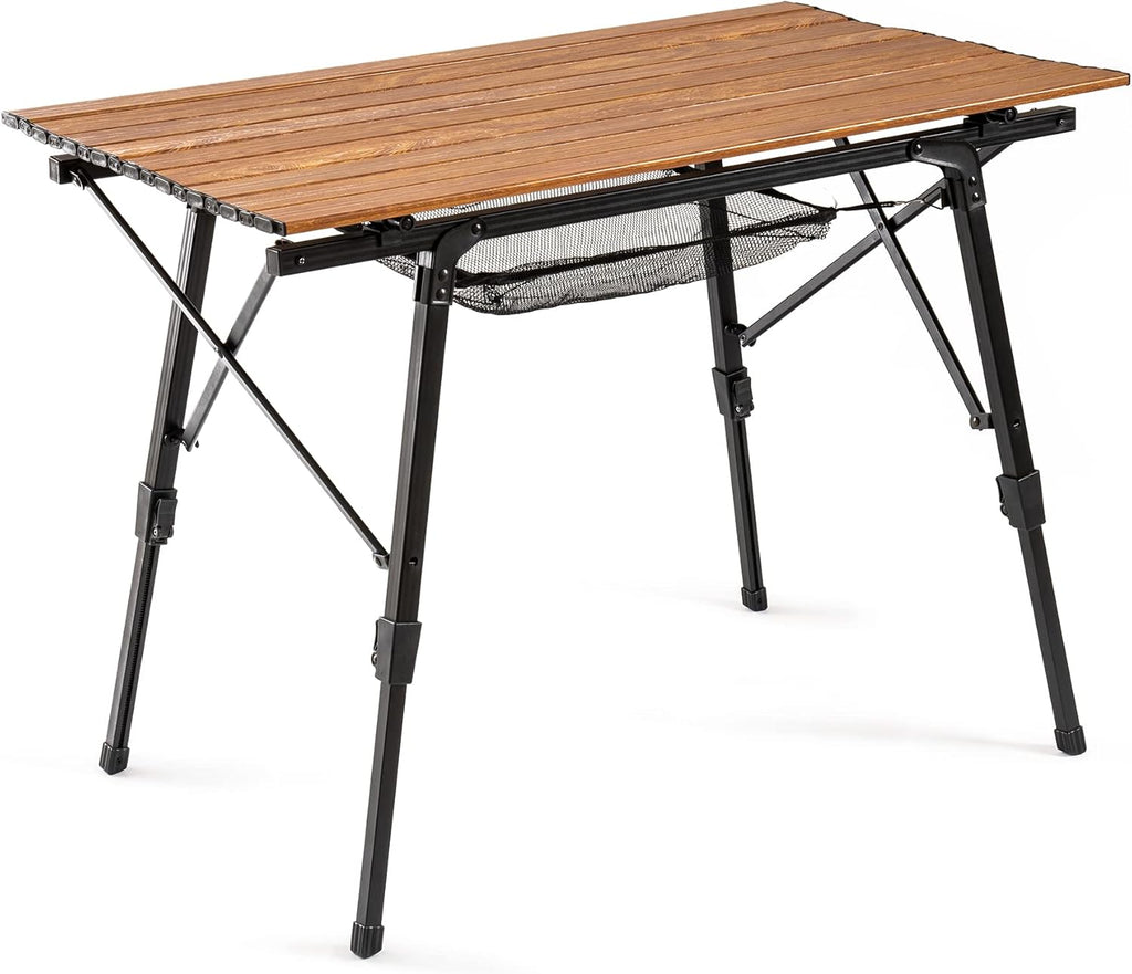 Folding Camping Table Aluminum with Mesh Layer L2594