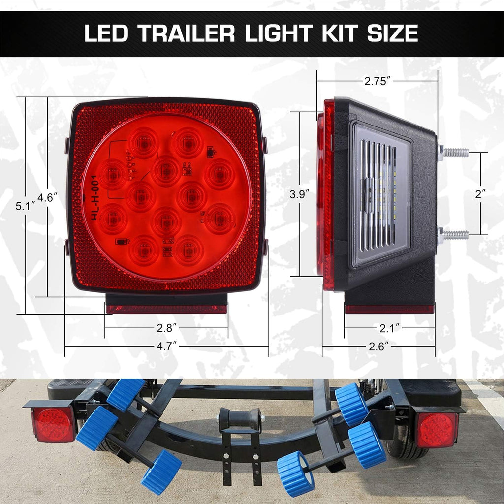 Submersible LED Trailer Light Kit Q960