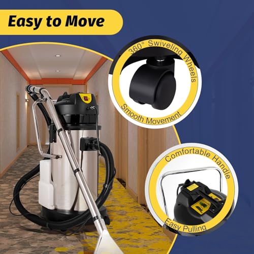 40L Commercial Carpet Cleaning Machine, Heavy Duty Carpet Extractor R727972