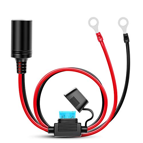 Female Cigarette Lighter Adapter Extension Charge Cable Y870011