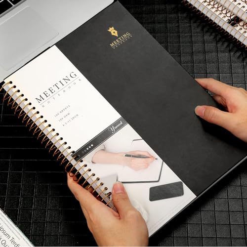 Pink Hardcover Leather Meeting Notebook P883840