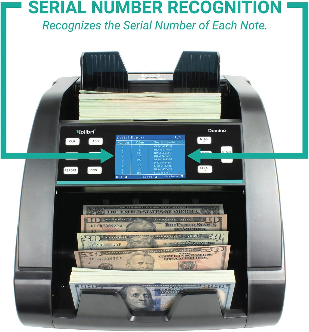 Money Counter Machine with Counterfeit Bill Detector T6176