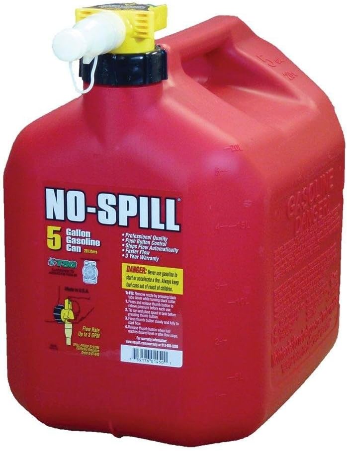 5 GAL No Spill Gas Can V361106