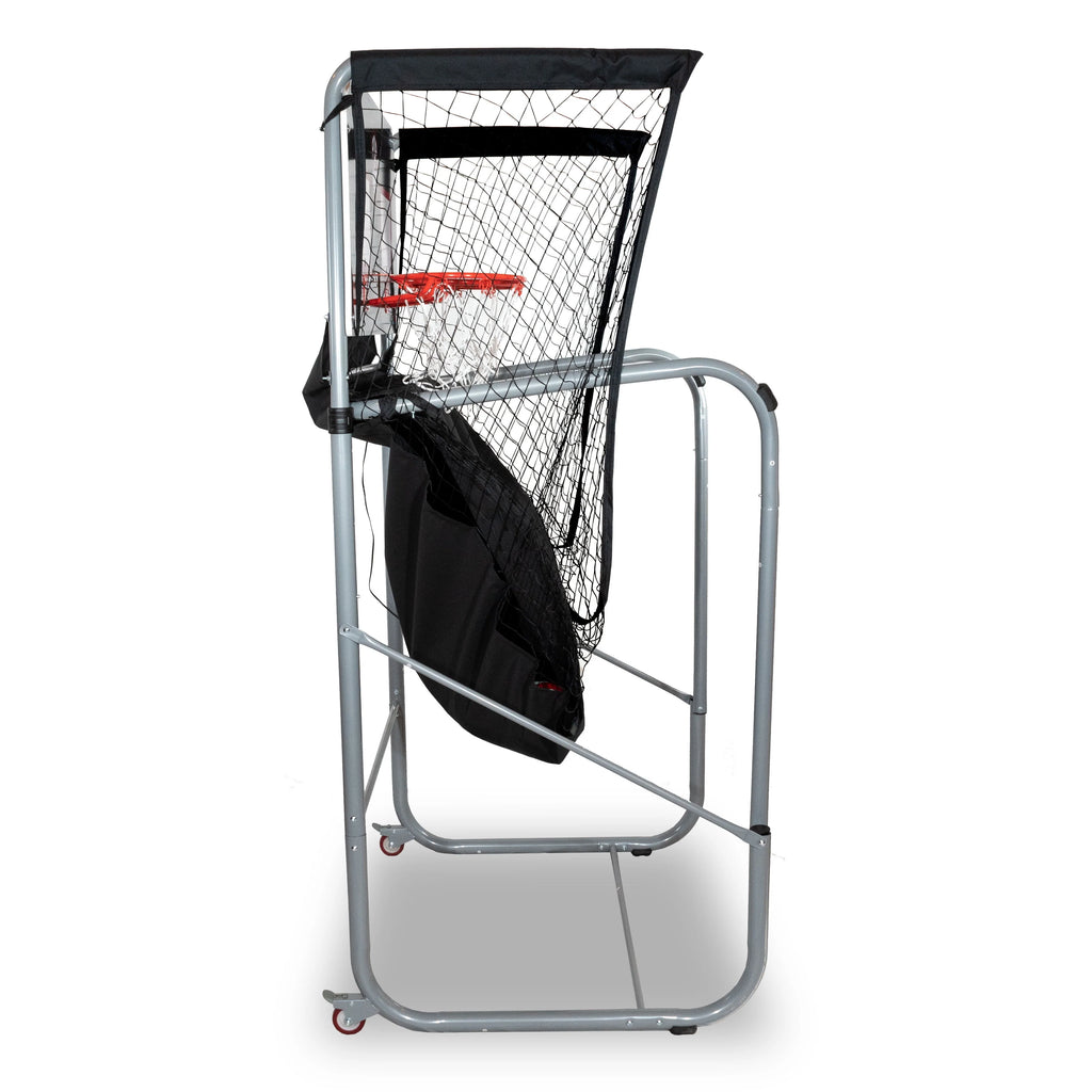 Black Foldable Basketball Arcade Game with 7 Basketballs Z59424