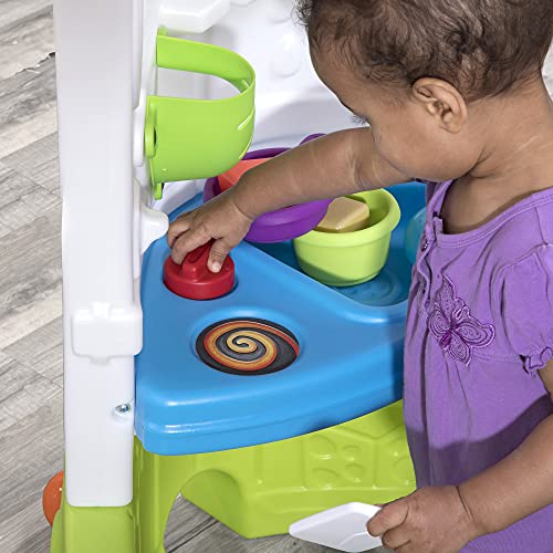 Toddler Corner House Playhouse Playset with Kitchenette, 15 Piece Toy Accessories, Durable Plastic X77232