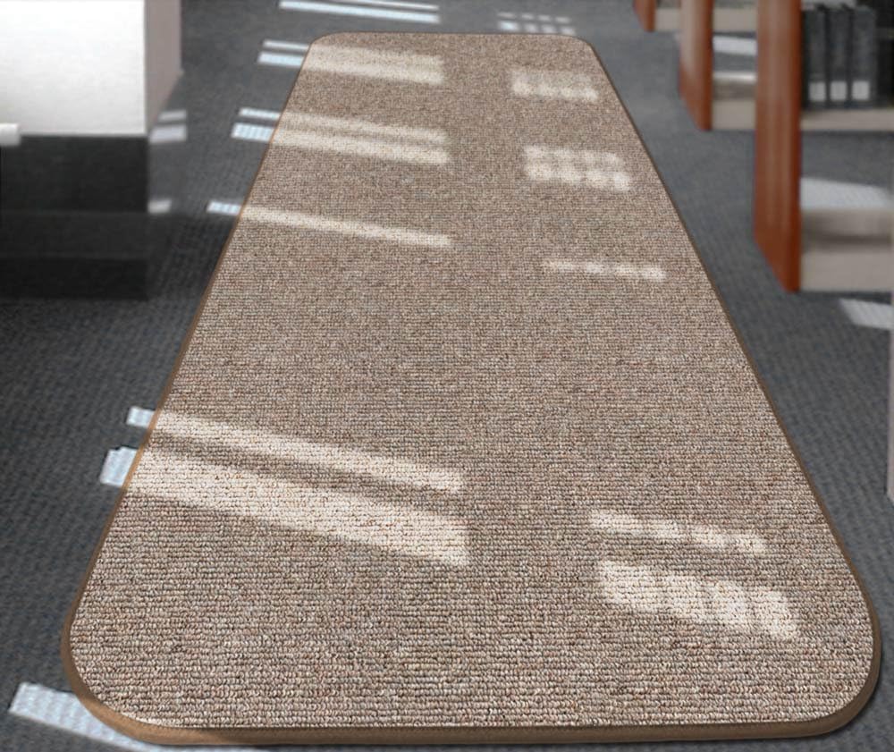 Skid-Resistant Carpet Runner Pebble Beige 14 Feet X 27 Inches R45806