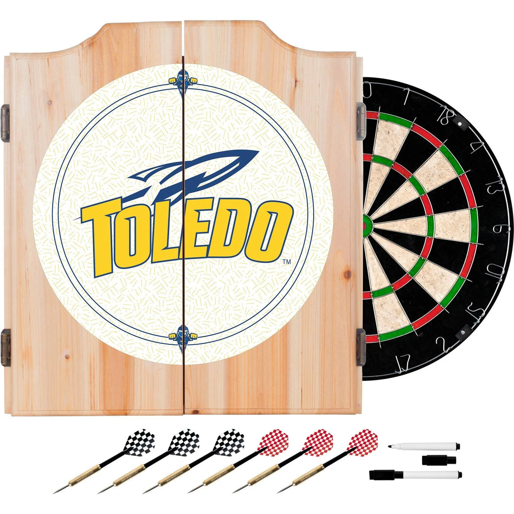 Wood Dart Cabinet Set J928357