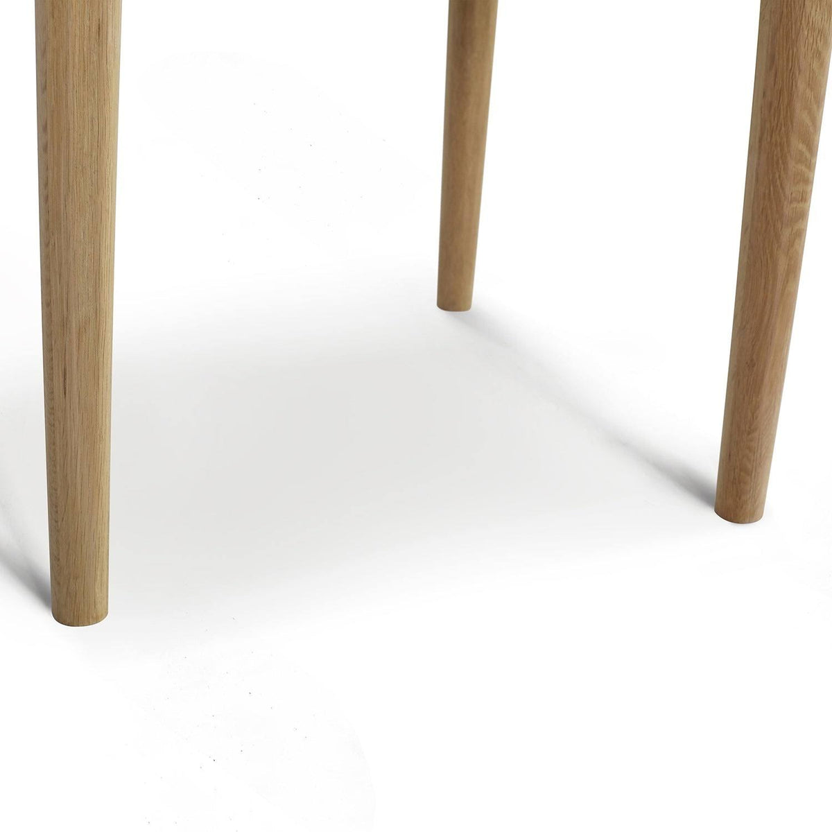 Square Italian Carrara White Marble Side Table with Legs - Tan K2163