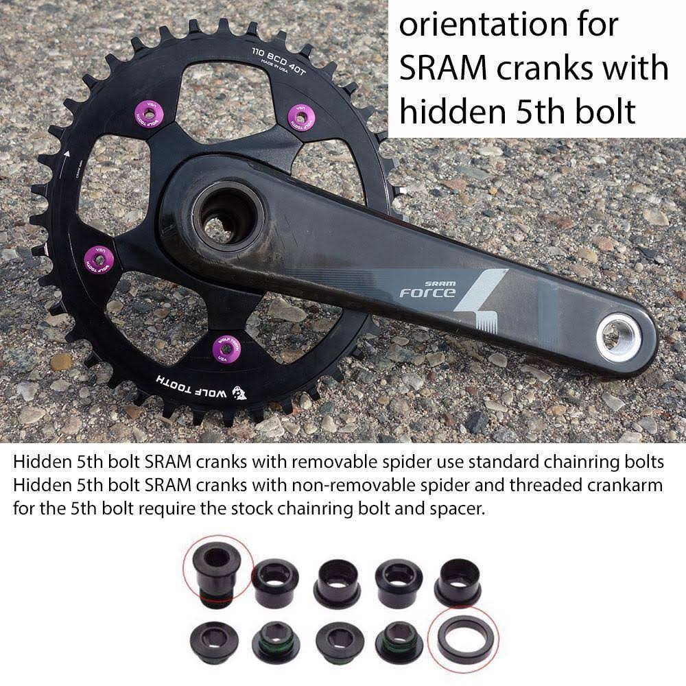 42T 110 BCD 5-Bolt Chainring D1099