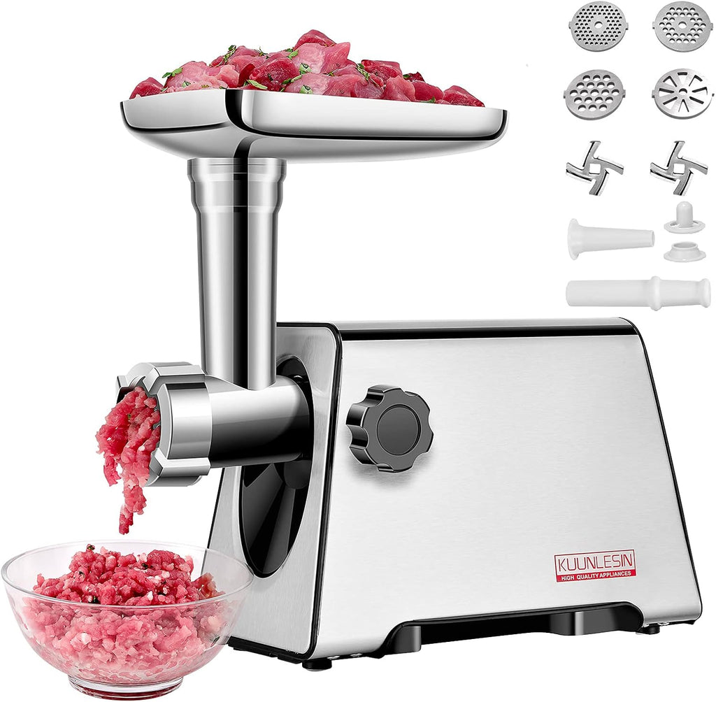 350W Electric Meat Grinder with 4 Sizes Plates S6562