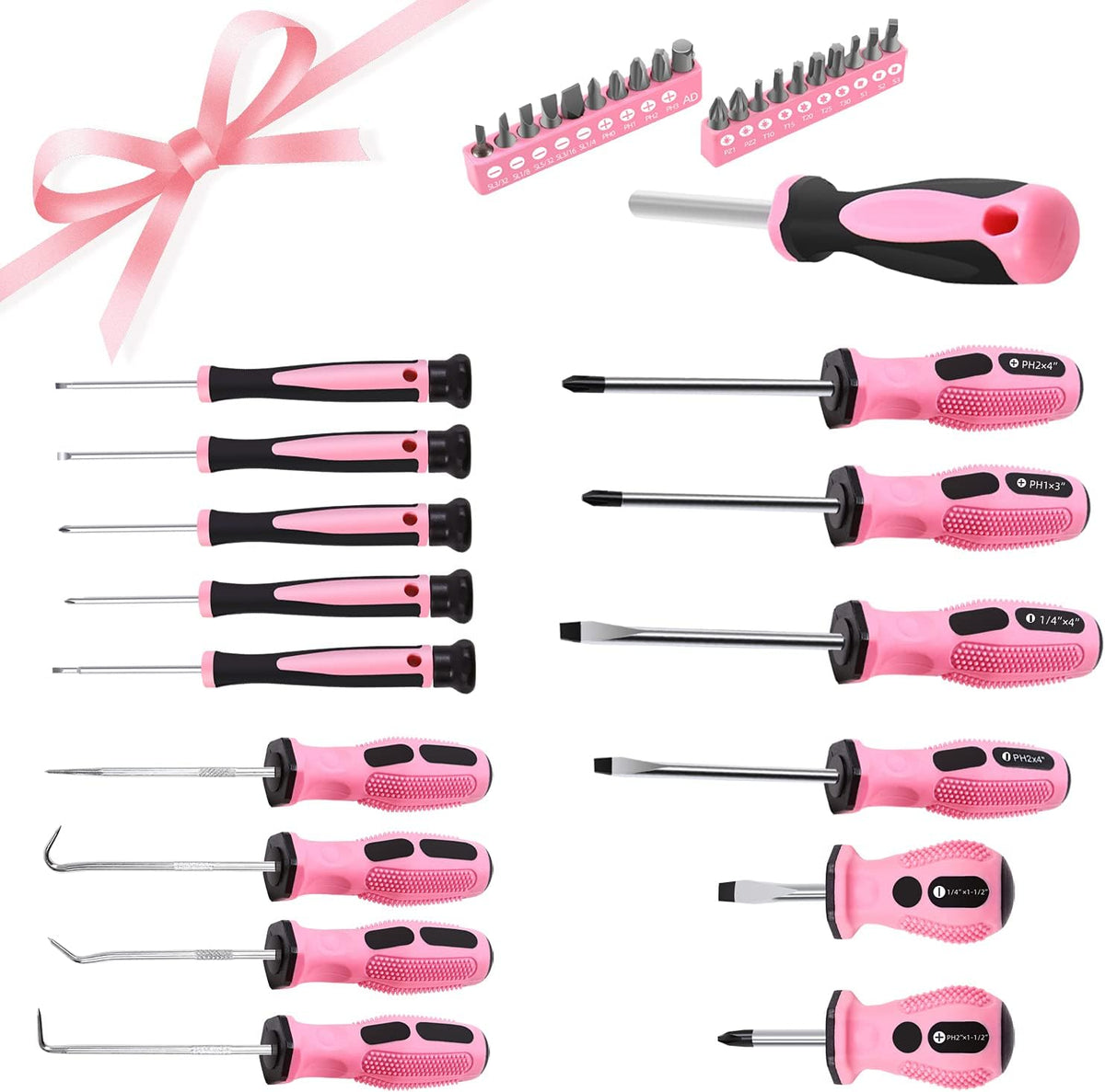 Pink 228-Piece Tool Set with Tool Bag T666987
