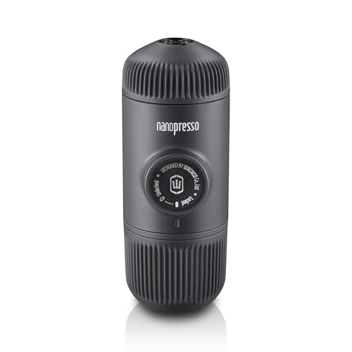 Portable Espresso Maker, 18 Bar Pressure, Manually Operated X194056