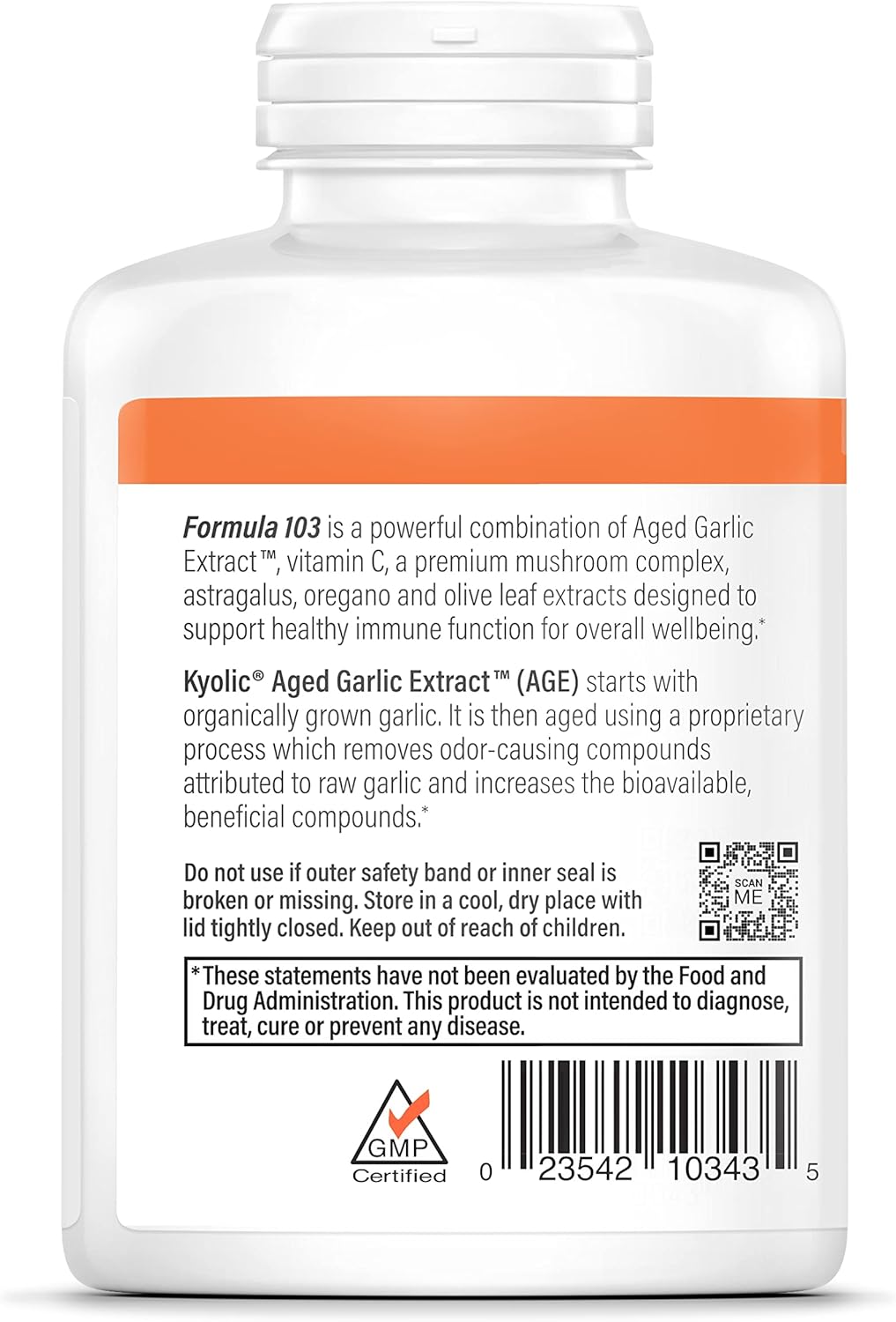 300 Capsules Aged Garlic Extract F602