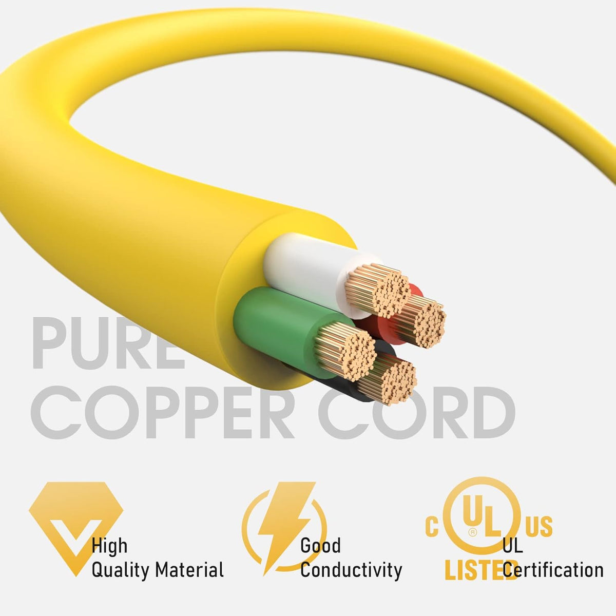 30A 125/250V 7500W Generator Power Extension Cord 40 Feet A771256