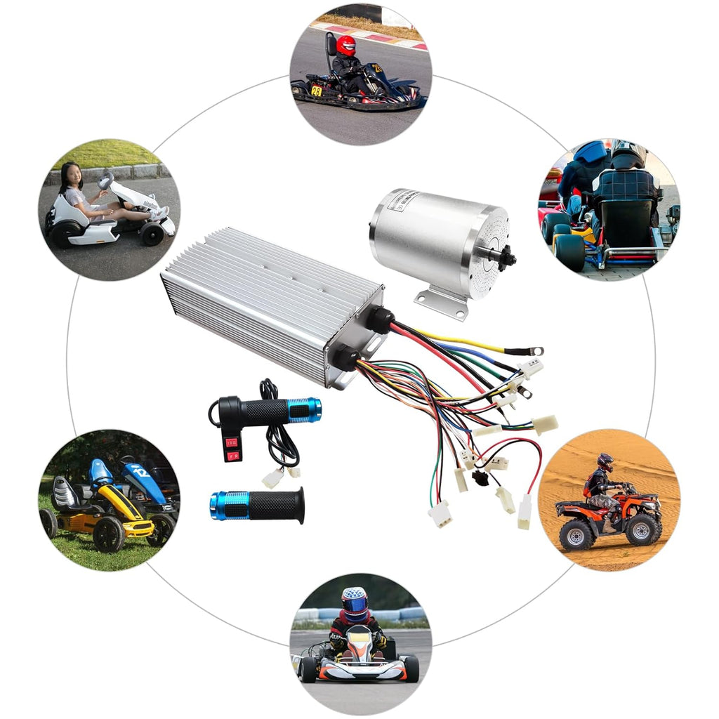 Brushless Motor Kit 3000W 72V BLDC Motor Kit with Brushless Controller F6783