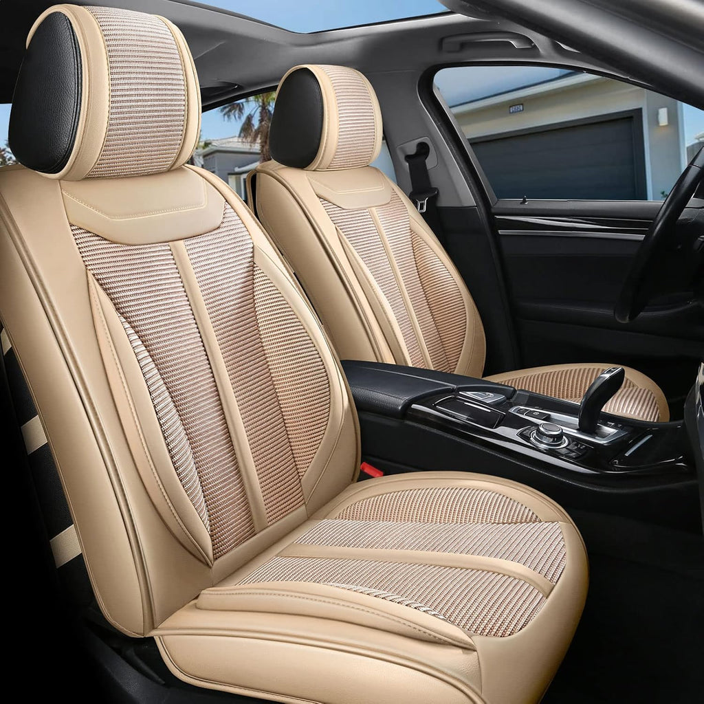 Faux Leather Car Seat Cover Front Only F75723