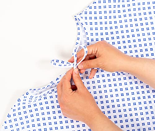 6 Pack Cotton Blend Medical Patient Gowns White O50830