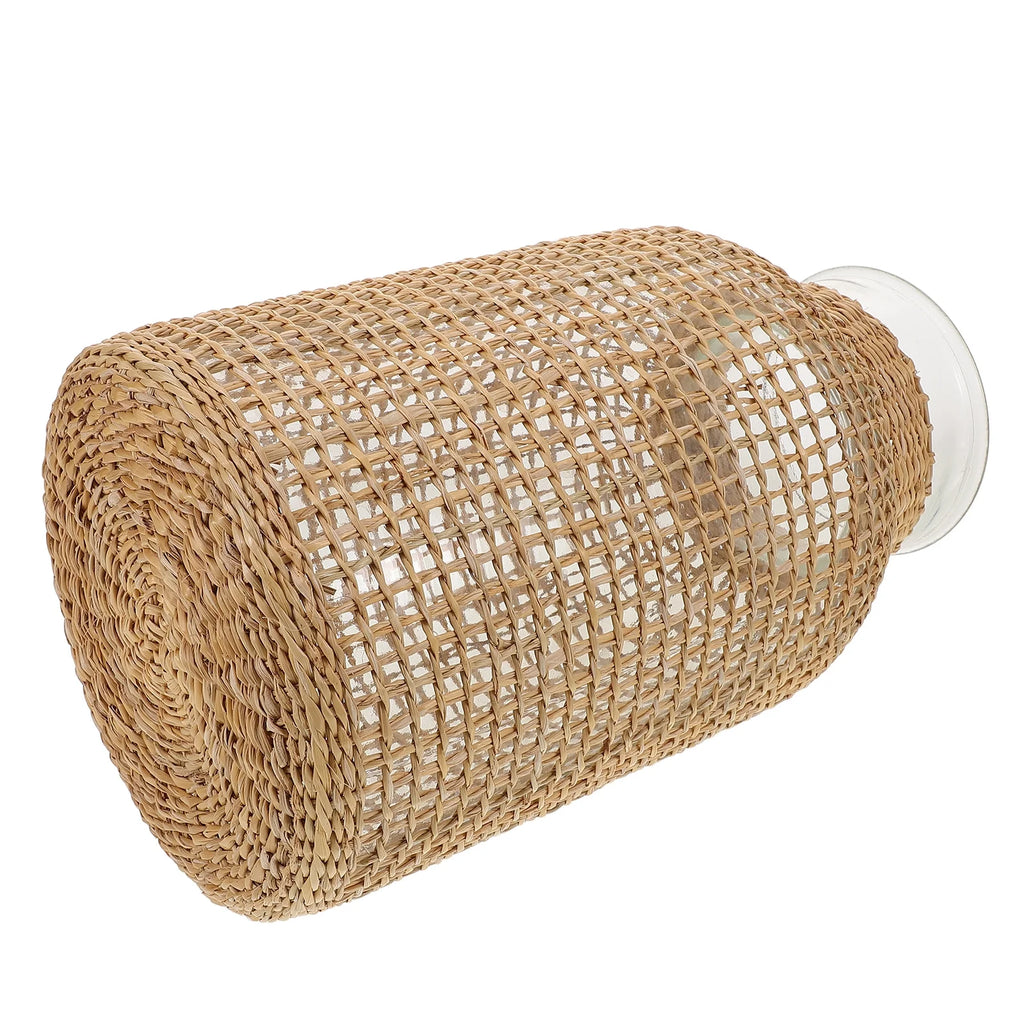 Woven Rattan Glass Vase I787176