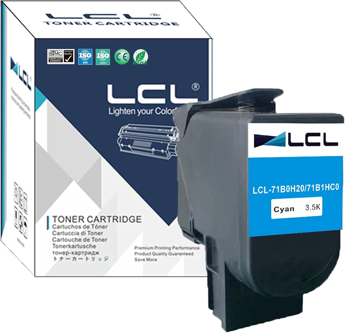 Cyan Compatible Toner Cartridge 3500 Pages (1-Pack) P7639