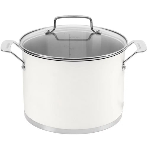 11-piece Matte White Cookware Set with Oven Mitt and Kitchen Timer O1515