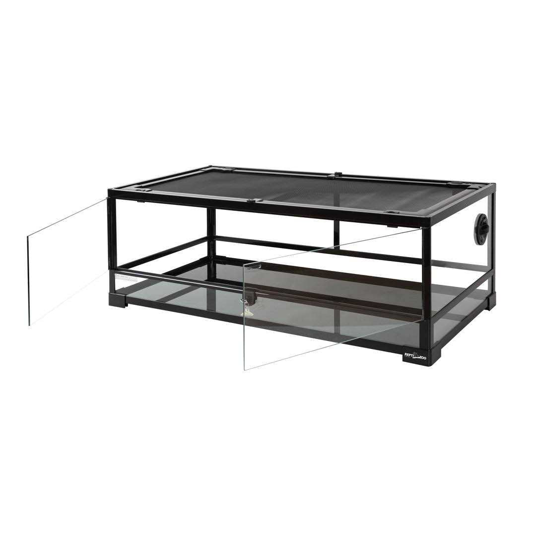 Glass Terrarium with Double Hinge Door 36 inch x 18 inch x 12.6 inch B733361