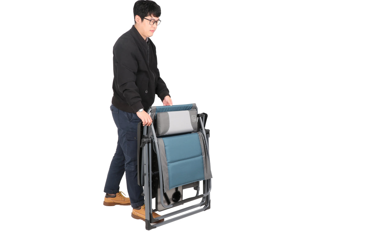 Blue Polyester Zero-Gravity Chair K6063