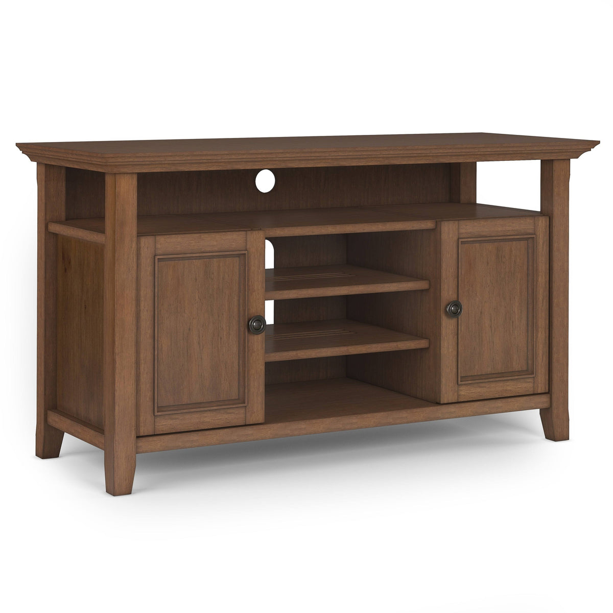 Wood Transitional TV Media Stand Y581
