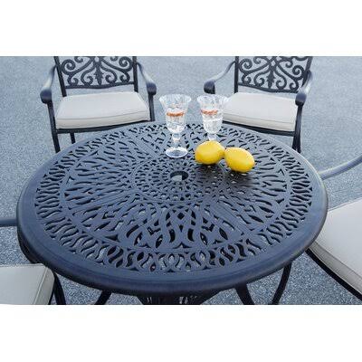 Antique Bronze Metal Dining Table K51784