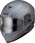Integral Helmet Matt Grey Red XXL E57226