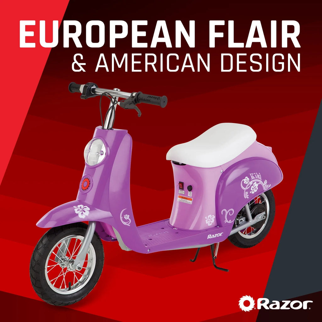 Purple Electric Scooter C3128
