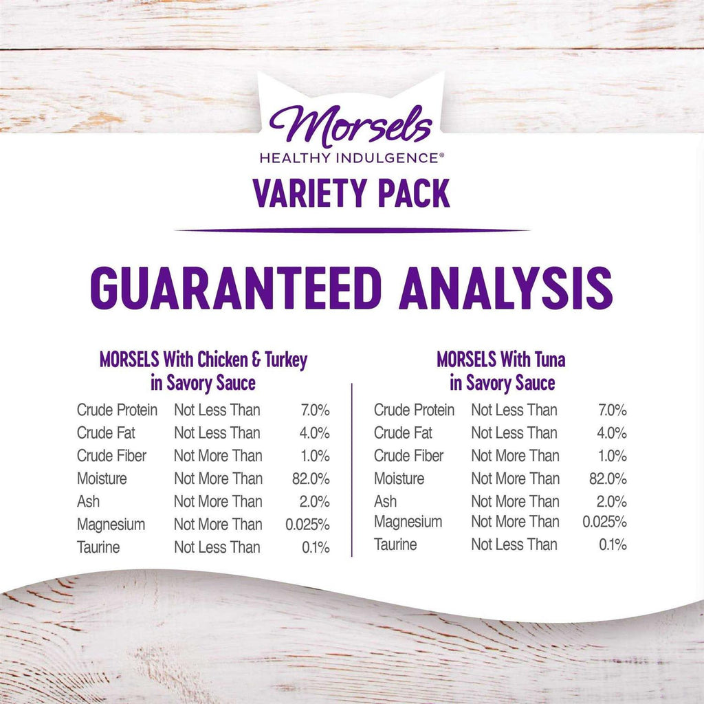 Natural Grain Free Wet Cat Food Morsels Variety Pack W9792
